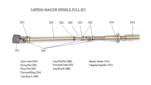 tapping spindle dwg3